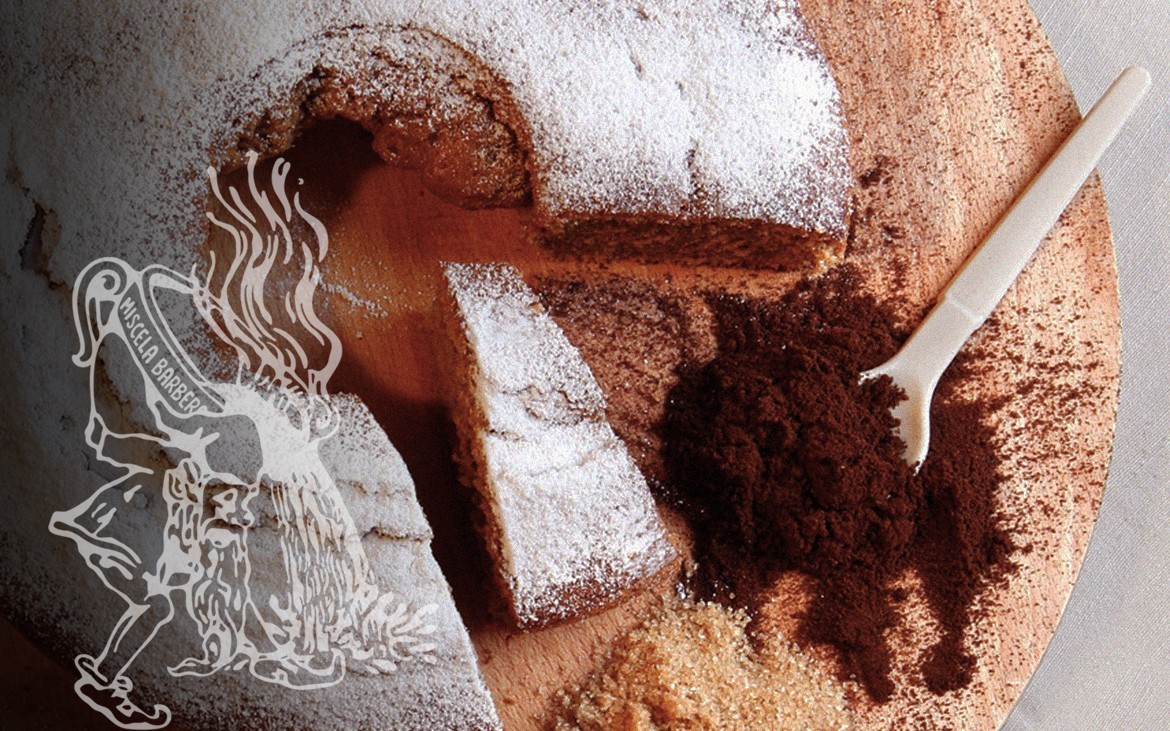 Torta paradiso al caffè